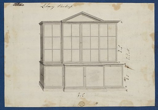 Library Bookcase, from Chippendale Drawings, Vol. II