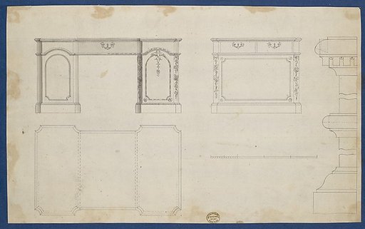 Library Tables, from Chippendale Drawings, Vol. II