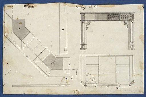 Writing Table, from Chippendale Drawings, Vol. II