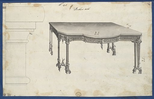 Sideboard Table, from Chippendale Drawings, Vol. II