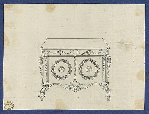 French Commode, from Chippendale Drawings, Vol. II