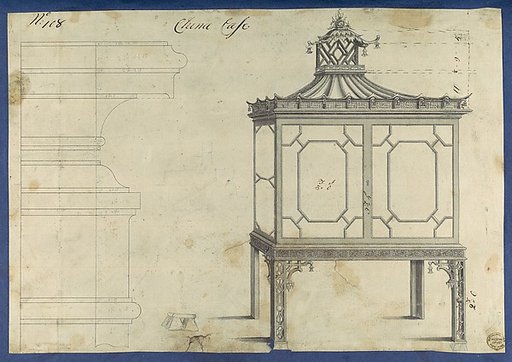 China Case, from Chippendale Drawings, Vol. II