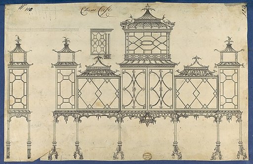 China Case, from Chippendale Drawings, Vol. II