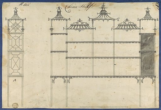 China Shelf, from Chippendale Drawings, Vol. II