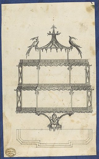 Hanging Shelves, from Chippendale Drawings, Vol. II