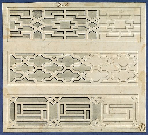 Frets, from Chippendale Drawings, Vol. II