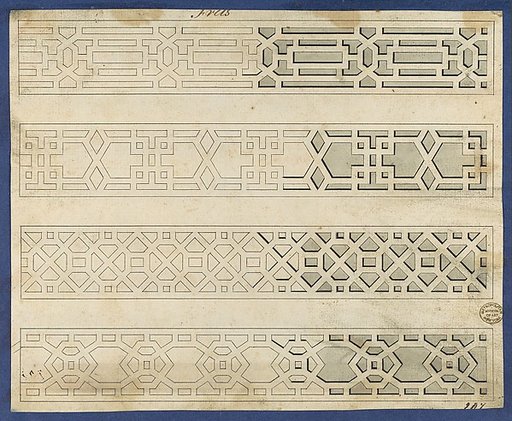 Frets, from Chippendale Drawings, Vol. II