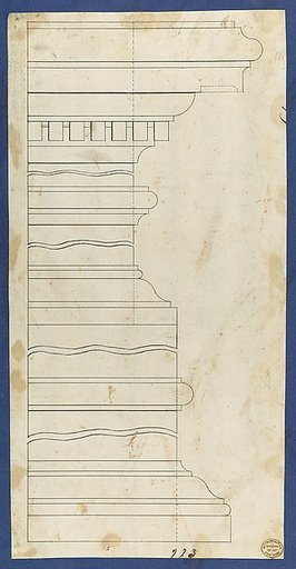 Moldings for Desk and Bookcase, from Chippendale Drawings, Vol. II