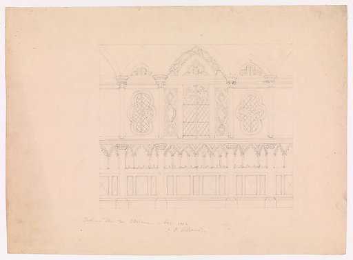 Design for a Side Chapel in the Gothic Style, for Adelmorn the Outlaw