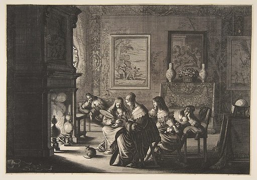 Foolish Virgins Sleeping (Les Vierges folles sommolent en attendant l'arrivée de l'époux)