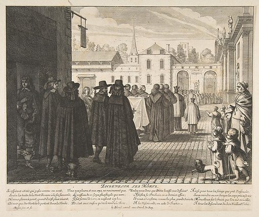 Burying the Dead (Enseveliir les morts), from "Acts of Mercy" (Les Oeuvres de Miséricorde)