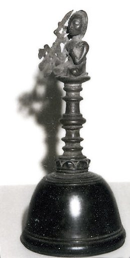 Bell with Seated Male Holding Vajra