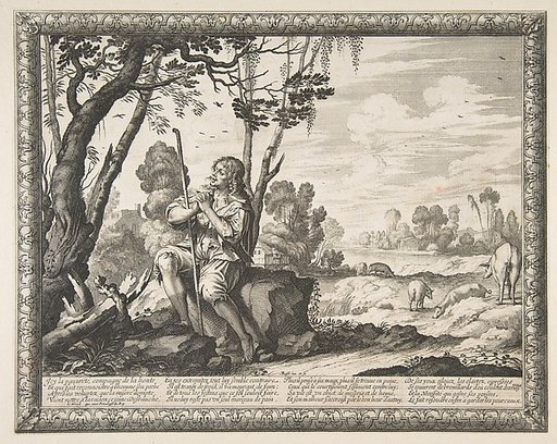 The Prodigal Son Guarding Pigs (L'Enfant prodigue garde les cochons)