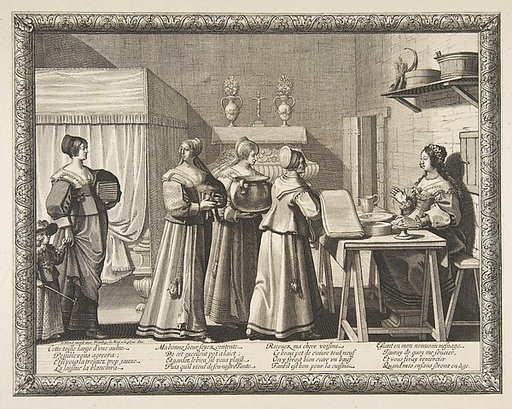 Presents Offered to the Bride (Les Présents offerts à la Mariée), plate 1 from "Le Mariage à la Campagne"