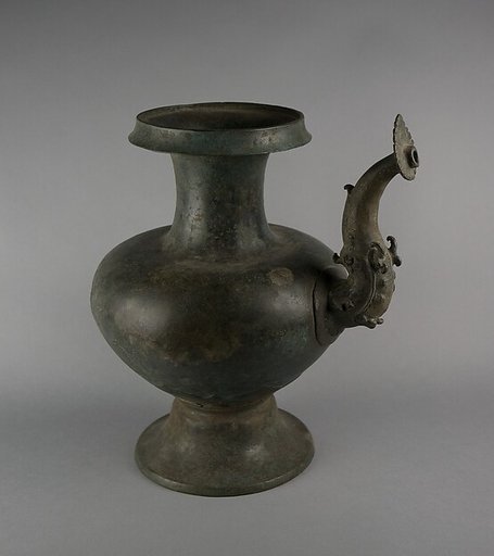 Bulbous Vase with Makara Spout