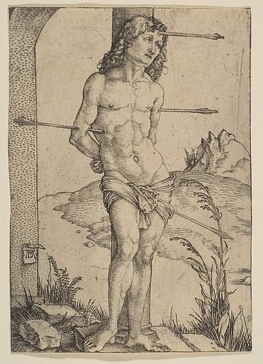 Saint Sebastian Bound to the Column