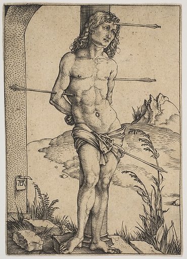 Saint Sebastian Bound to the Column