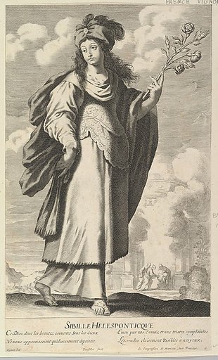 Sibylle Hellespontique, from "Douze Sibylles"