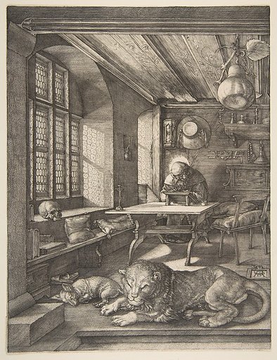 Saint Jerome in His Study