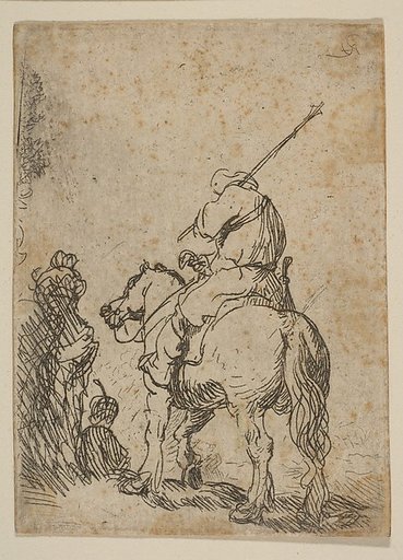 Turbaned Soldier on Horseback
