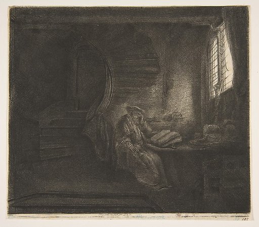 St. Jerome in a Dark Chamber