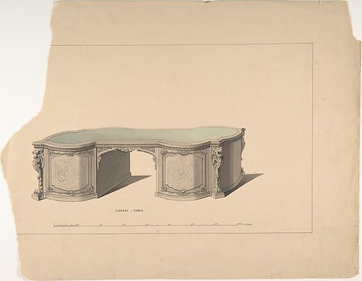 Design for Library Table