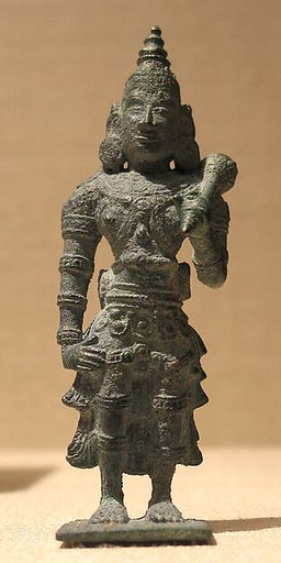 Standing Attendant with a Fly Whisk