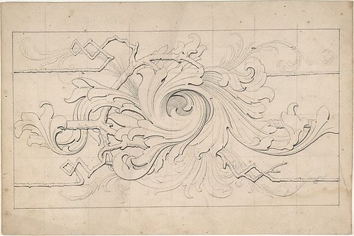 Designs for borders and corners, acanthus