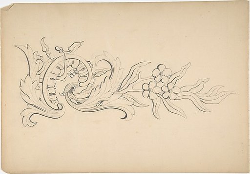 Designs for borders and corners, acanthus