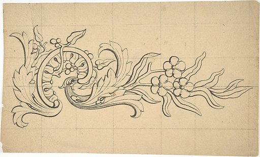 Designs for borders and corners, acanthus