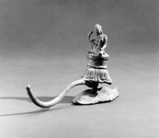 Container in the Form of a Lotus Surmounted by a Female Figure