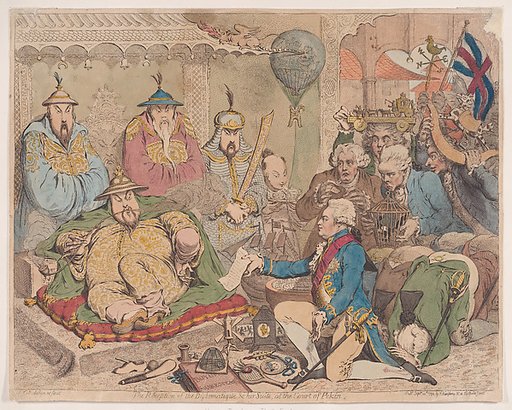 The Reception of the Diplomatique and his Suite at the Court of Pekin