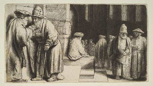 Jews in a Synagogue