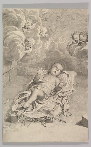 The Christ Child on a Bed of Straw