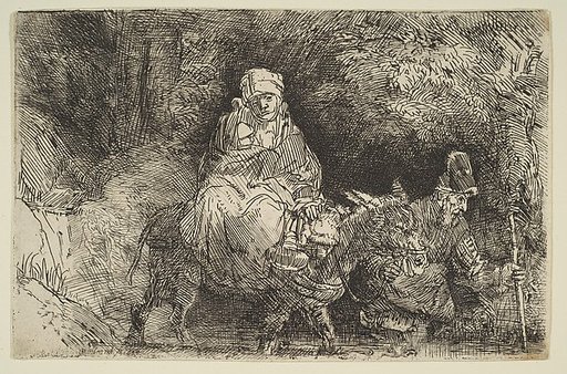 The Flight into Egypt: Crossing a Brook