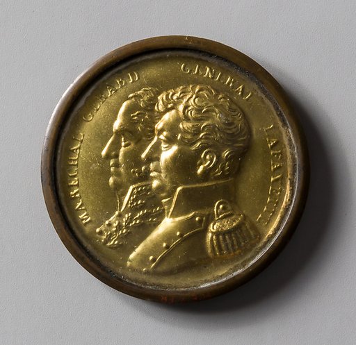 Disk of General Lafayette and Marshal Gerard