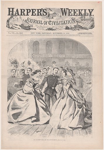 The Russian Ball – In the Supper Room (from "Harper's Weekly," Vol. VII)