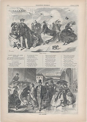 March Winds (from "Harper's Weekly," Vol. III)