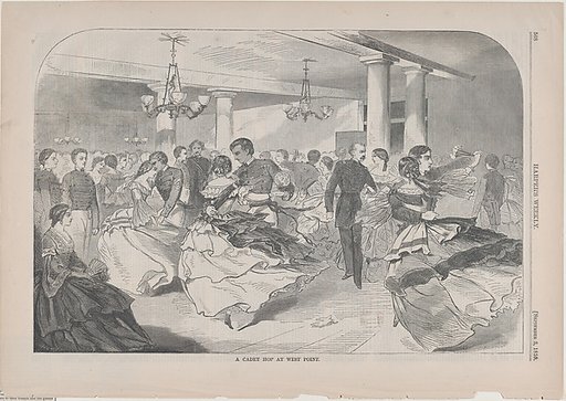 A Cadet Hop at West Point (from "Harper's Weekly," Vol. III)
