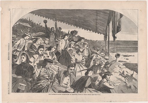 Our Watering Places – Horse Racing at Saratoga (from "Harper's Weekly," Vol. IX)