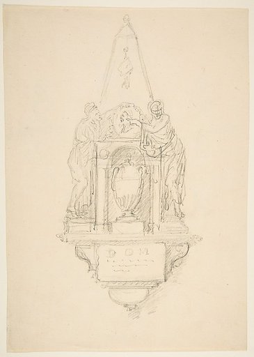 Design for a Monument (recto)