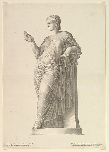 Ancient Statue of the Muse Thalia