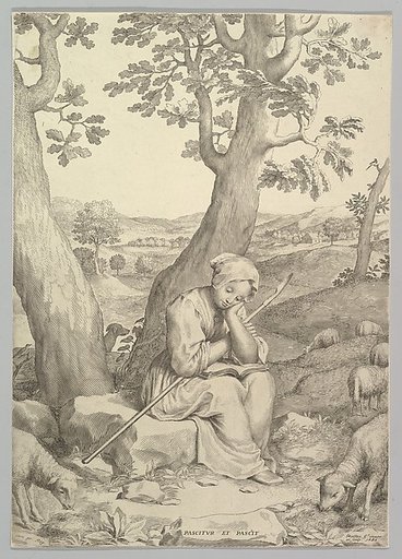 St. Genevieve as a Young Girl