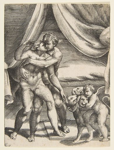 Pluto and Proserpine, from "The Loves of the Gods"
