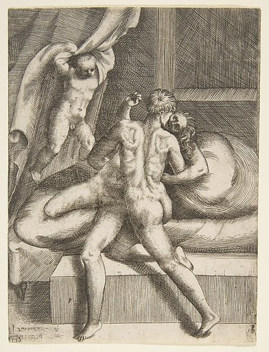 Apollo and Leucothea, from "The Loves of the Gods"