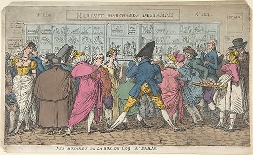 Les Musards de la Rue du Coq à Paris (Dawdlers of the Rue Coq, Paris)