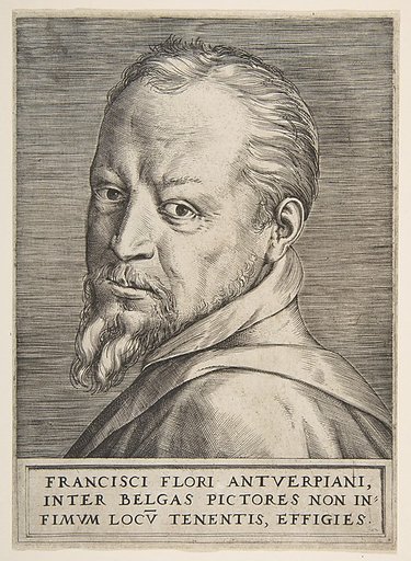 Bust portrait of Frans Floris