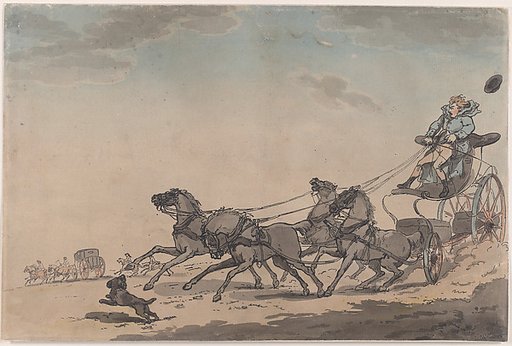 A Four-in-Hand, or The Runaway Carriage
