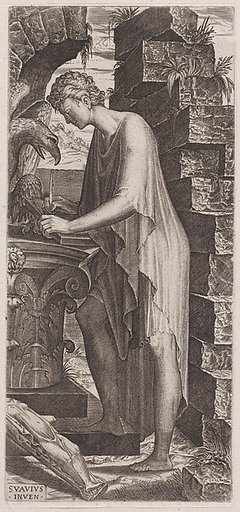 St. John the Evangelist, from "Christ, the Twelve Apostles and St. Paul"