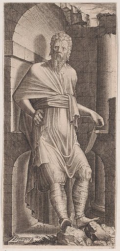 St. Bartholomew, from "Christ, the Twelve Apostles and St. Paul"